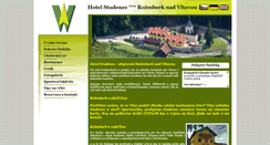 Desktop Screenshot of hotel-studenec.com